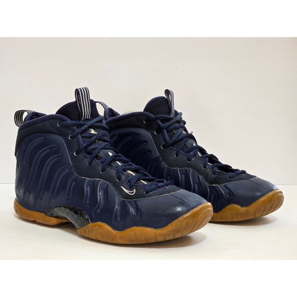 7Y- Nike Little Posite One Mid Midnight | 644791-405 | Penny Hardaway - Picture 1 of 6